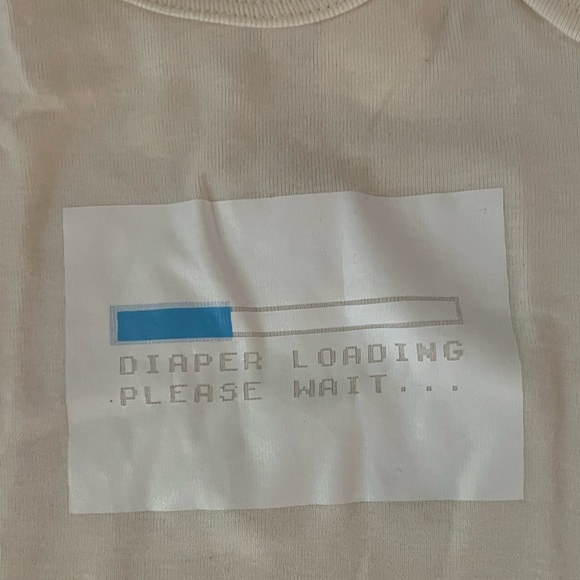 Diaper Loading Baby Onesie - Picture 2 of 4